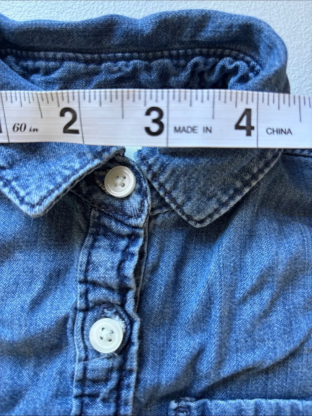 OshKosh B’gosh Toddler Denim Shirt Dress Mixed Tulle Remix 2T